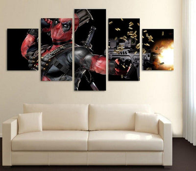 Canvas - Limited Edition Deadpool 5 Piece Canvas