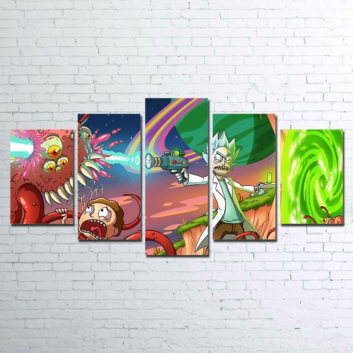 Canvas - Rick & Morty 5 Piece Canvas Set