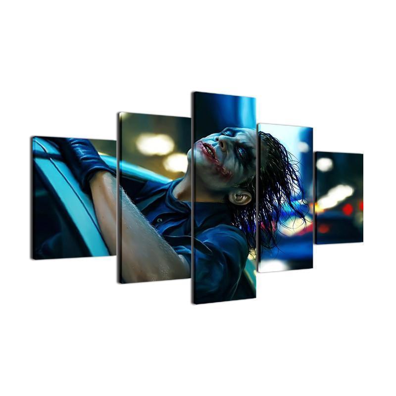 Canvas - The Dark Knight Joker 5 Piece Canvas