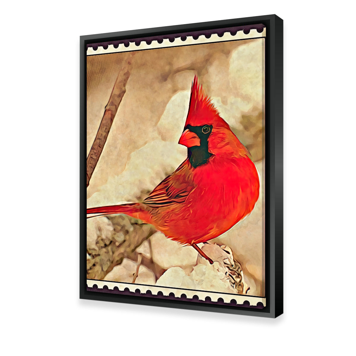 Cardinal Postage Stamp