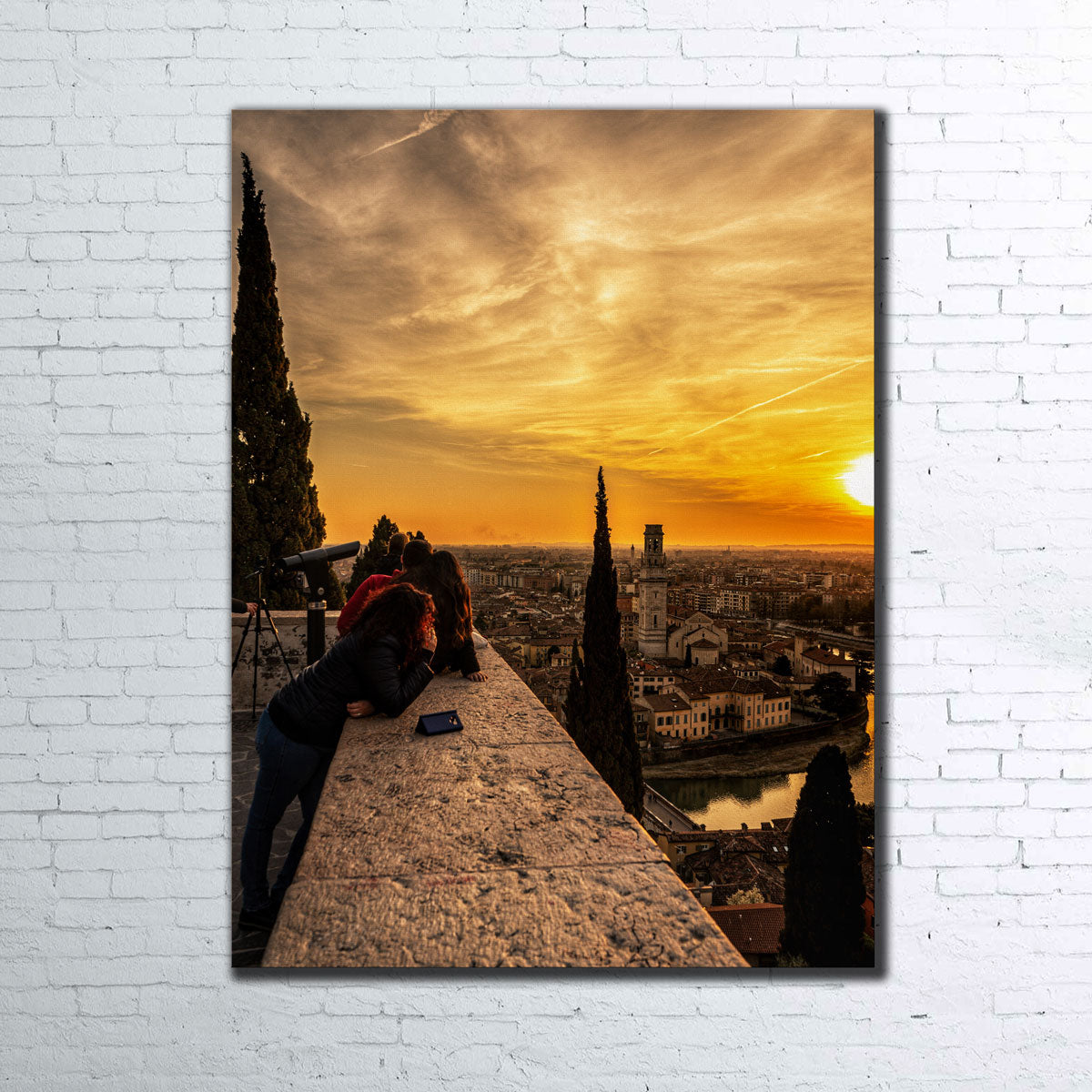 Castel San Pietro Sunset Wall Art