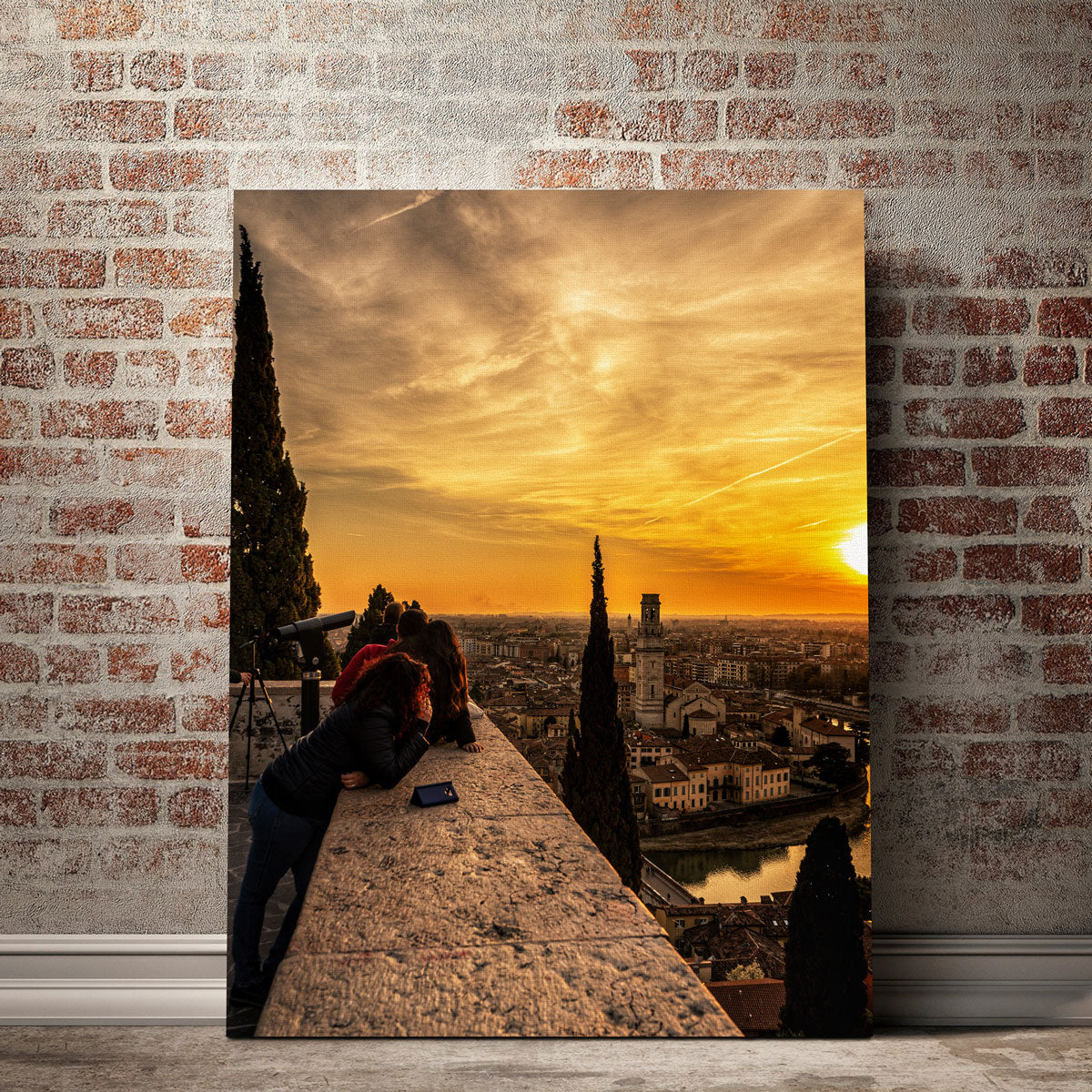 Castel San Pietro Sunset Wall Art
