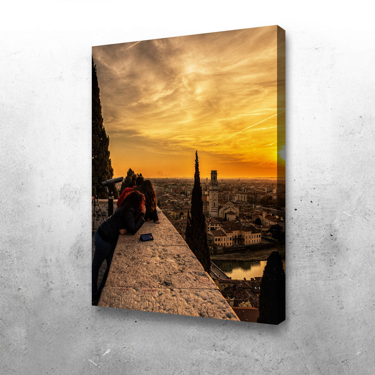 Castel San Pietro Sunset Wall Art