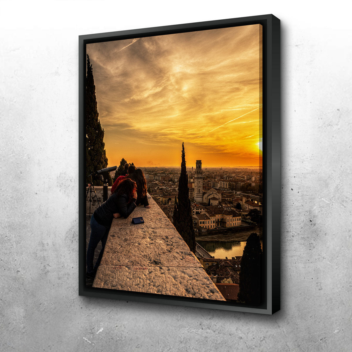 Castel San Pietro Sunset Wall Art