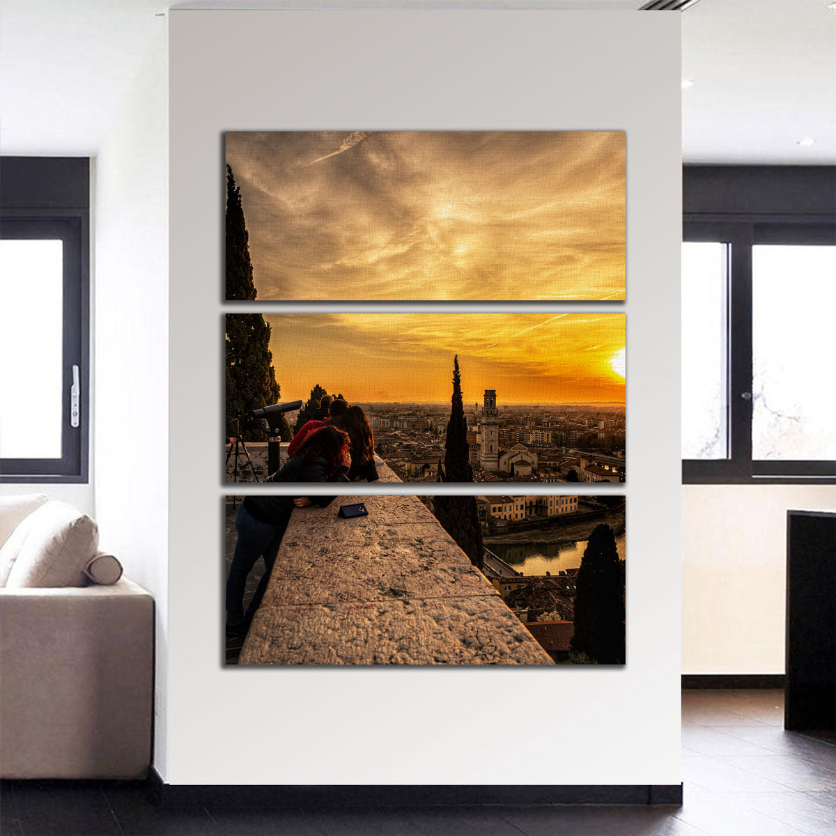 Castel San Pietro Sunset Wall Art