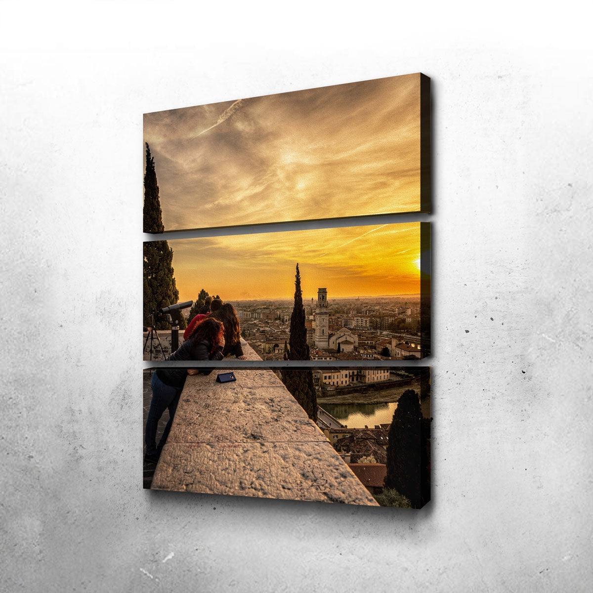 Castel San Pietro Sunset Wall Art