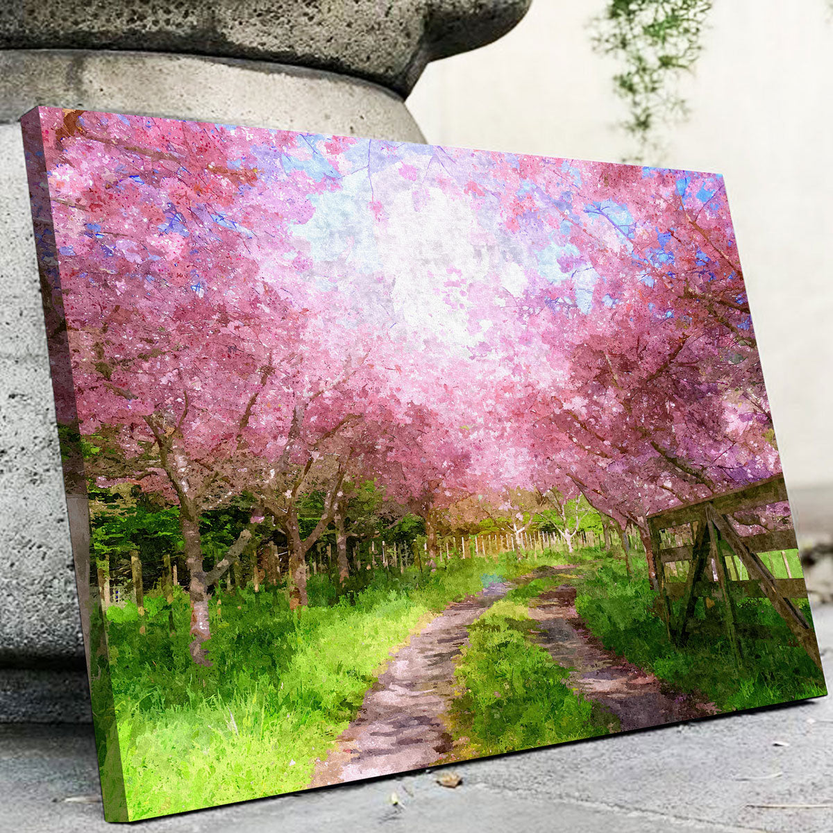 Cherry Blossom Lane Wall Art