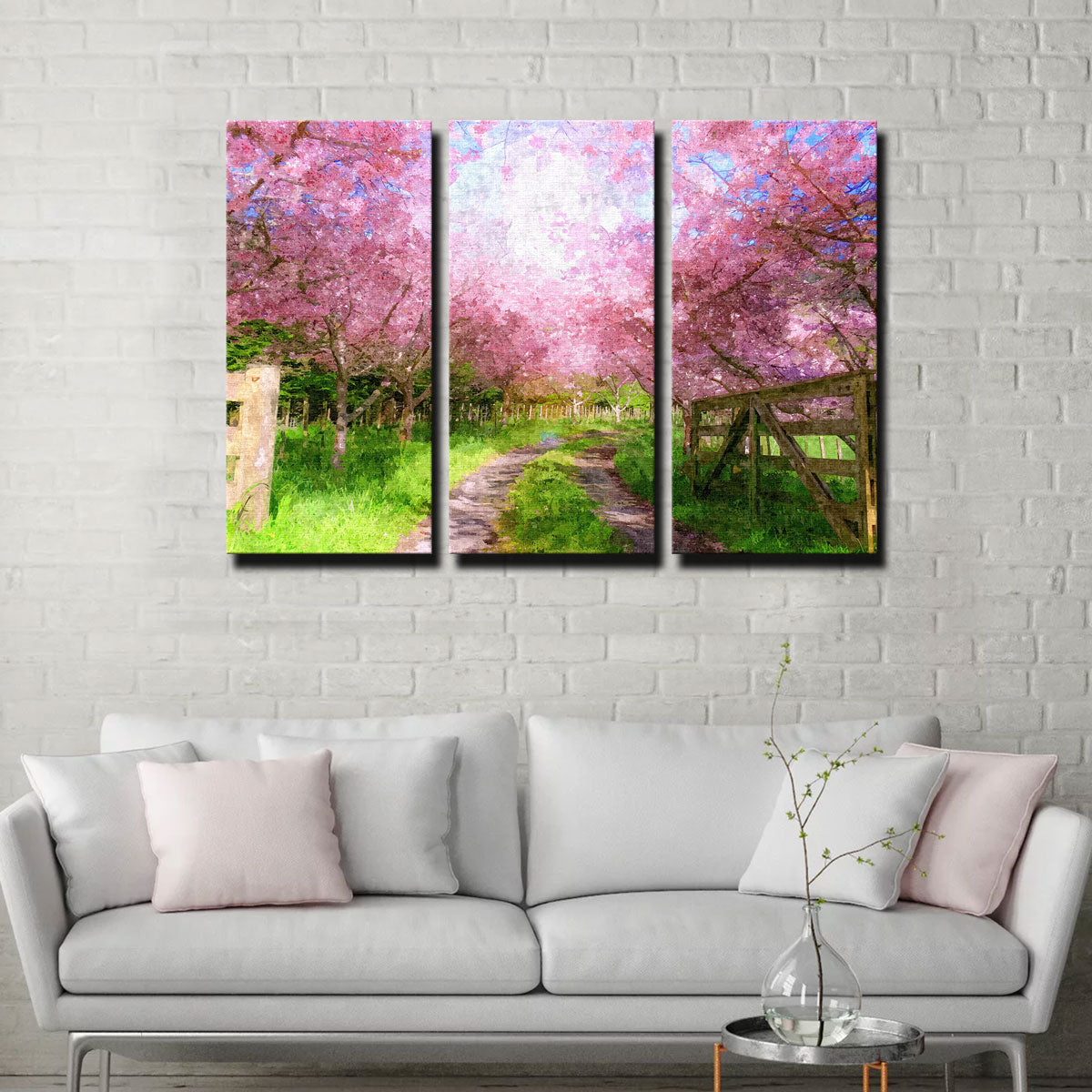Cherry Blossom Lane Wall Art