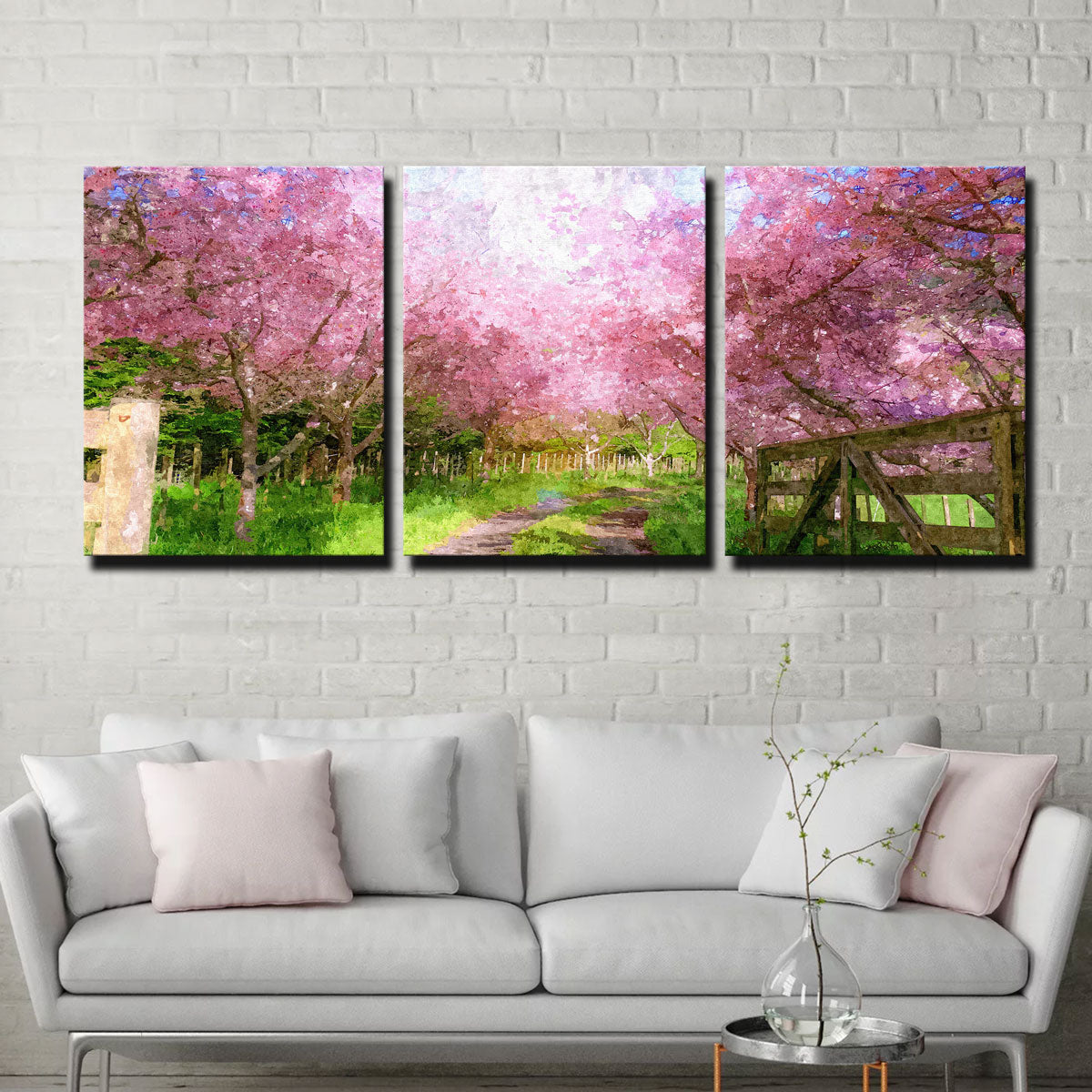 Cherry Blossom Lane Wall Art