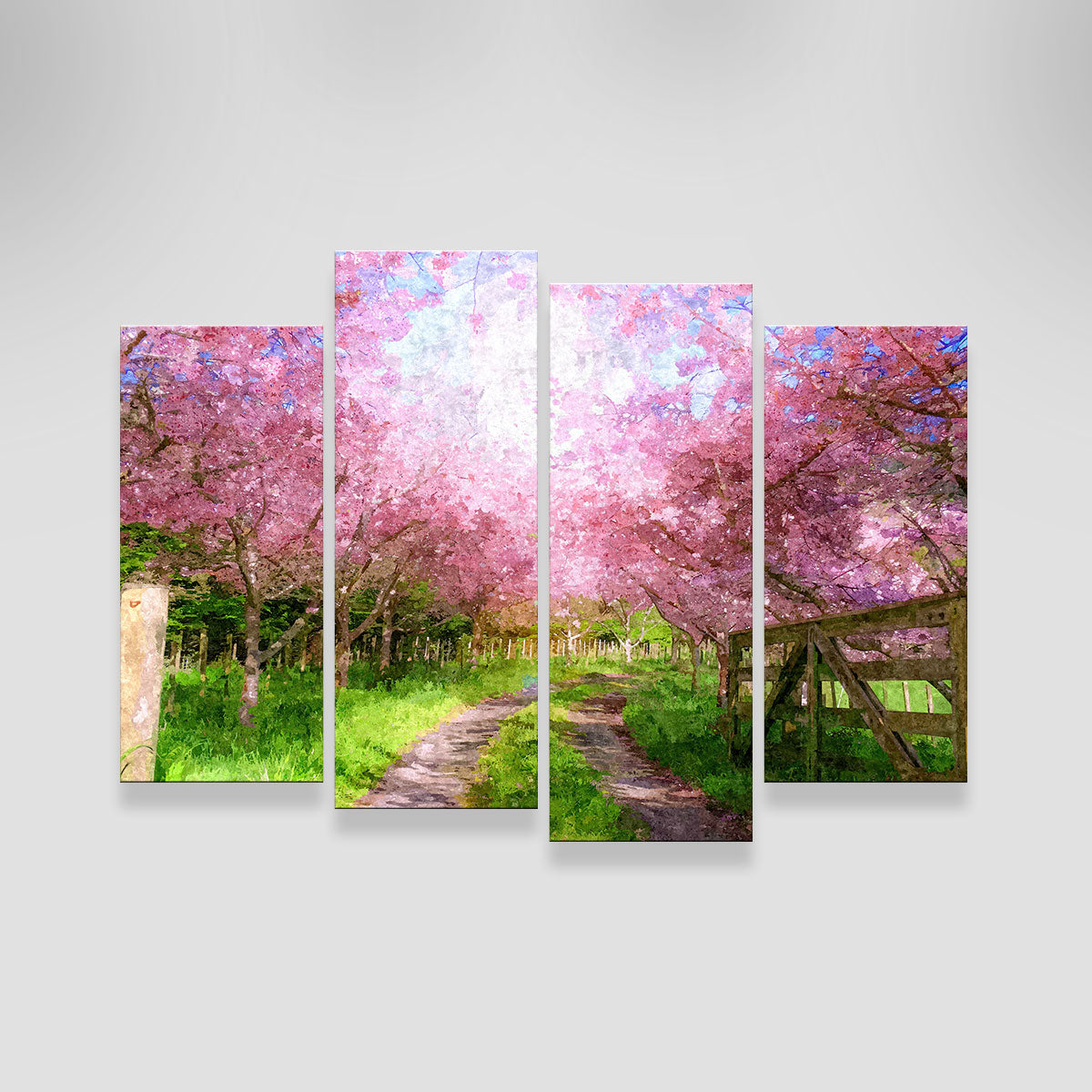 Cherry Blossom Lane Wall Art