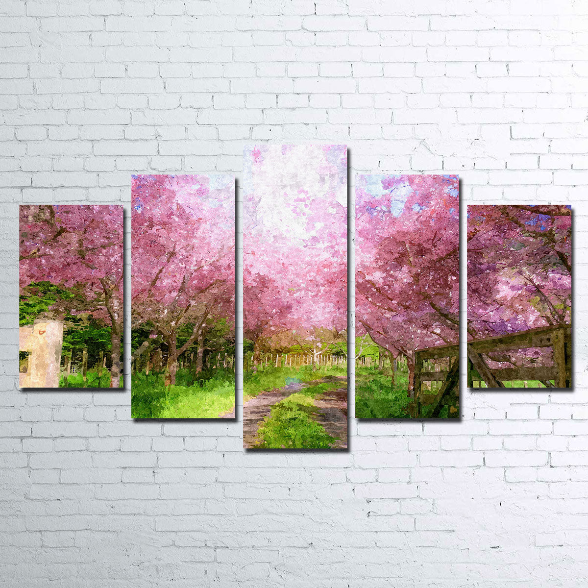 Cherry Blossom Lane Wall Art