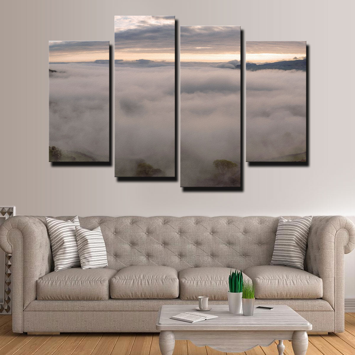 Foggy Snowdonia Wall Art