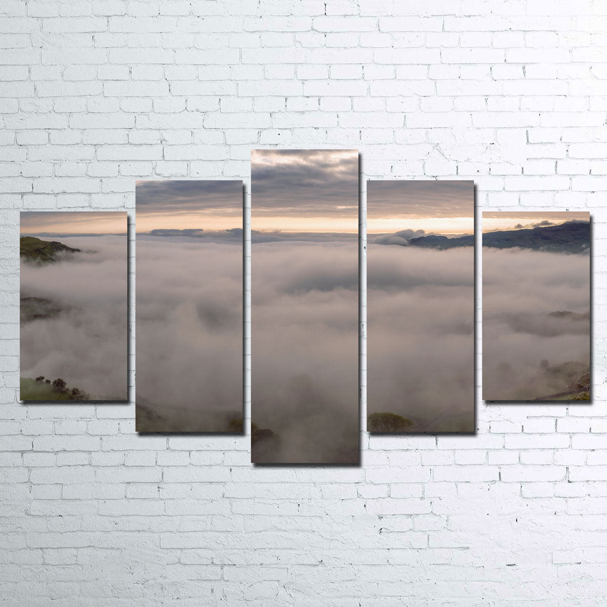 Foggy Snowdonia Wall Art