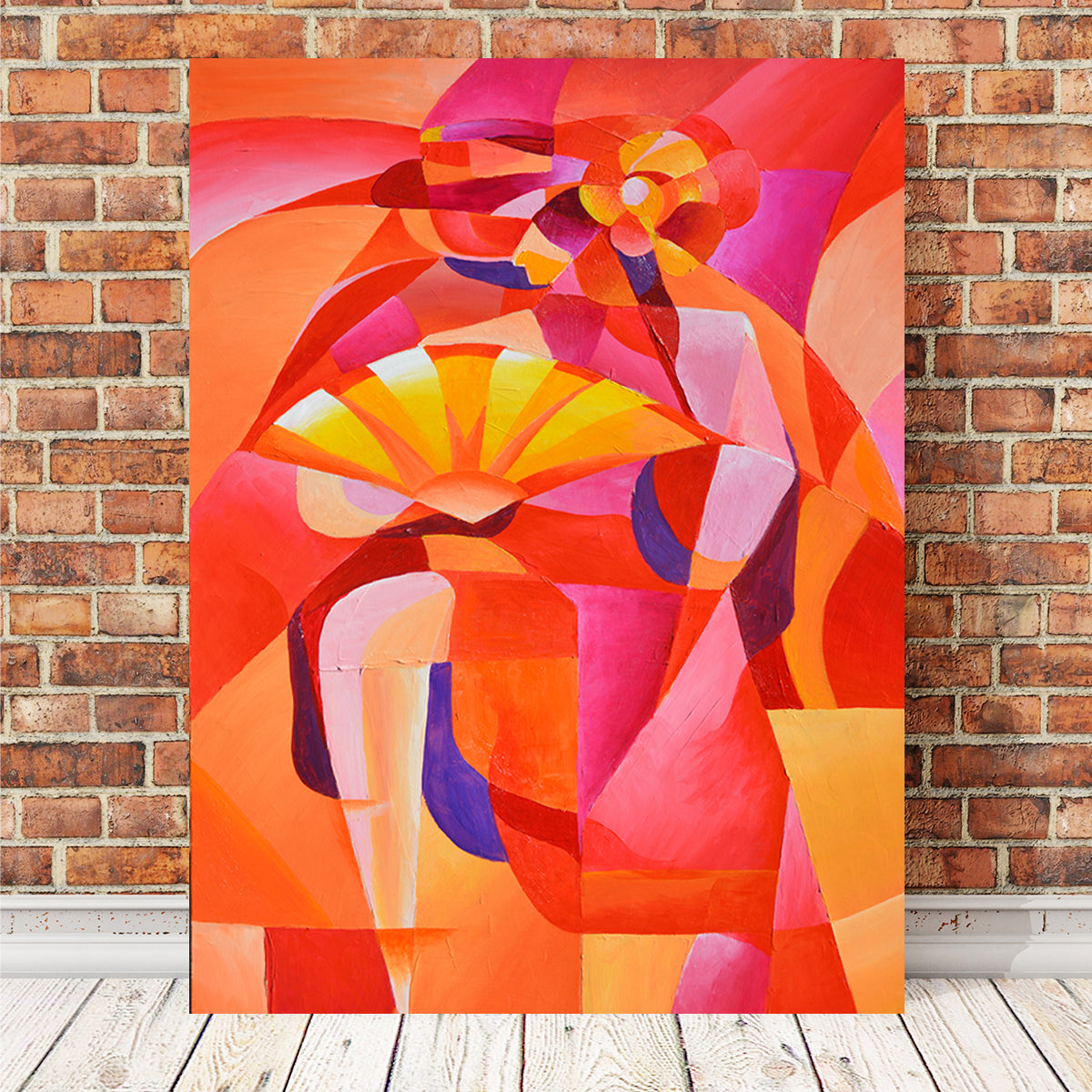 Cubism Dancer Wall Art