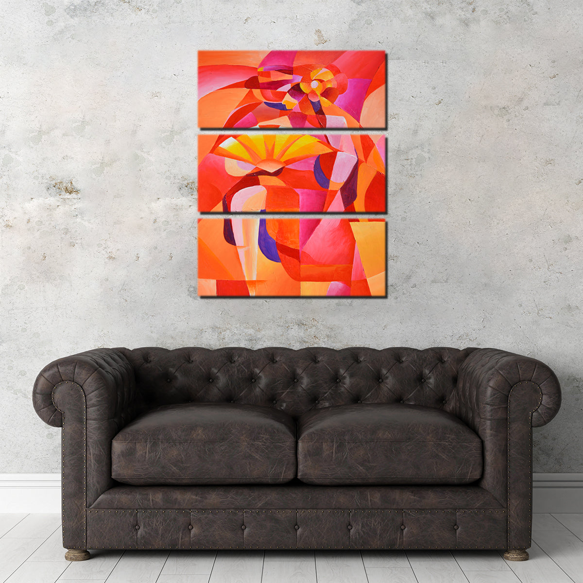 Cubism Dancer Wall Art