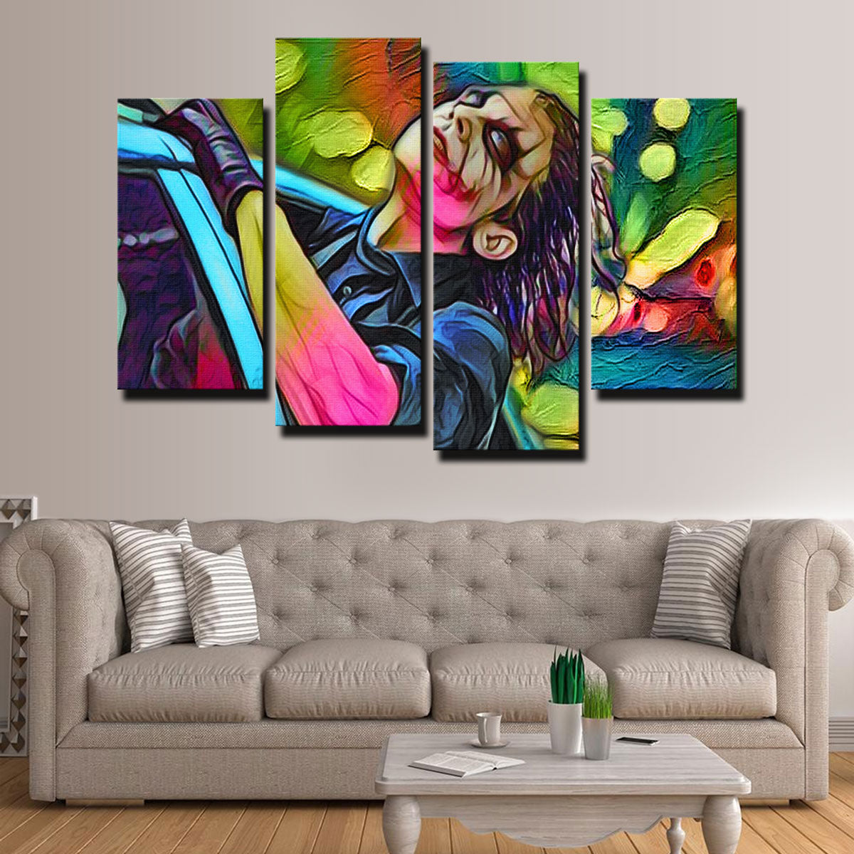 Abstract Joker Wall Art