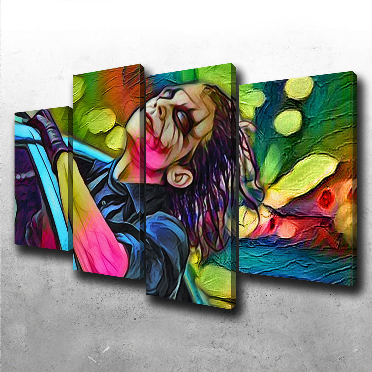 Abstract Joker Wall Art