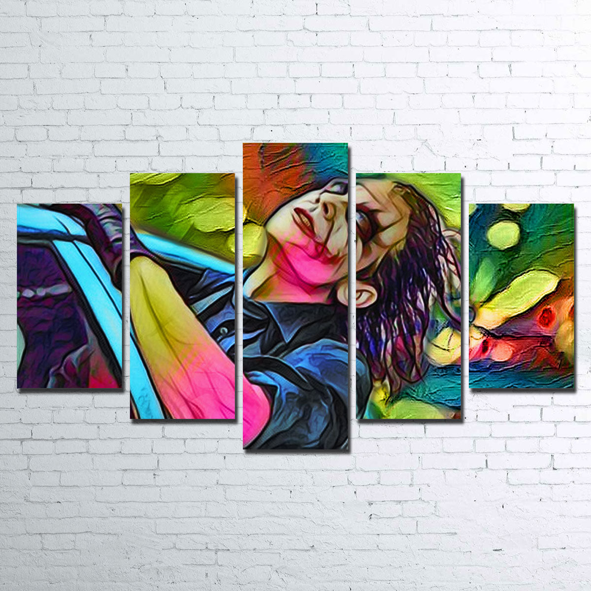Abstract Joker Wall Art