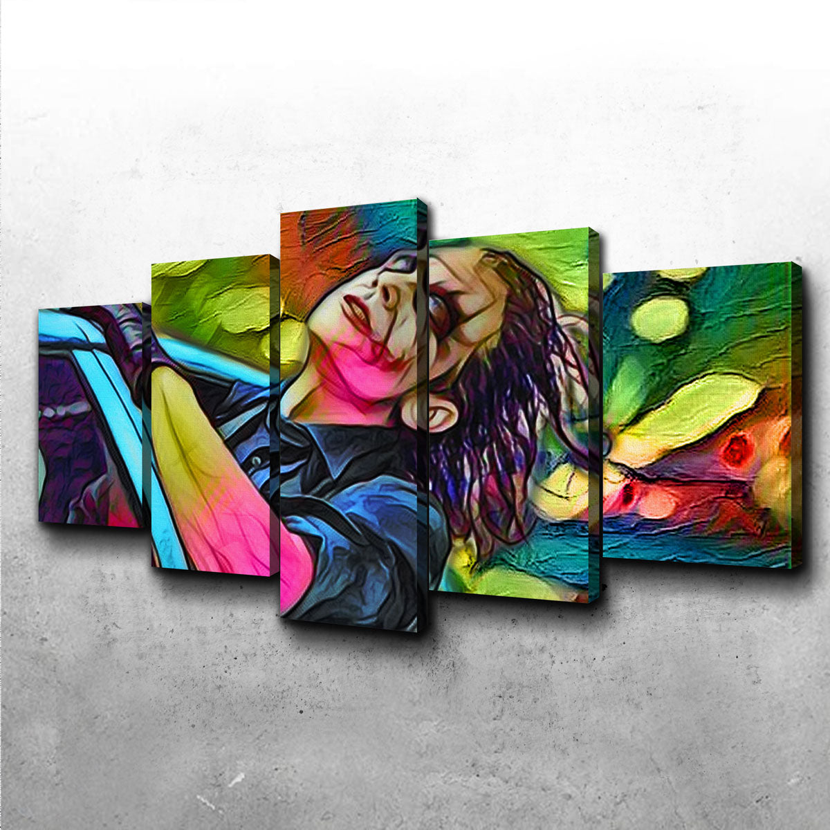 Abstract Joker Wall Art