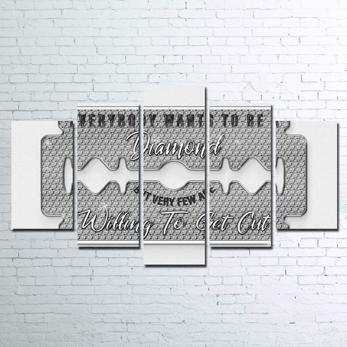 Diamond Razorblade Wall Art