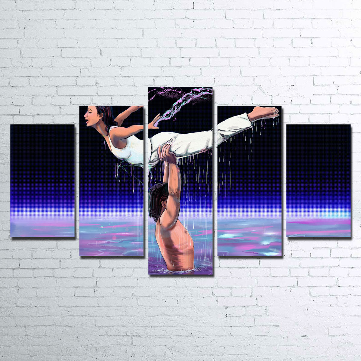 Abstract Dirty Dancing Wall Art