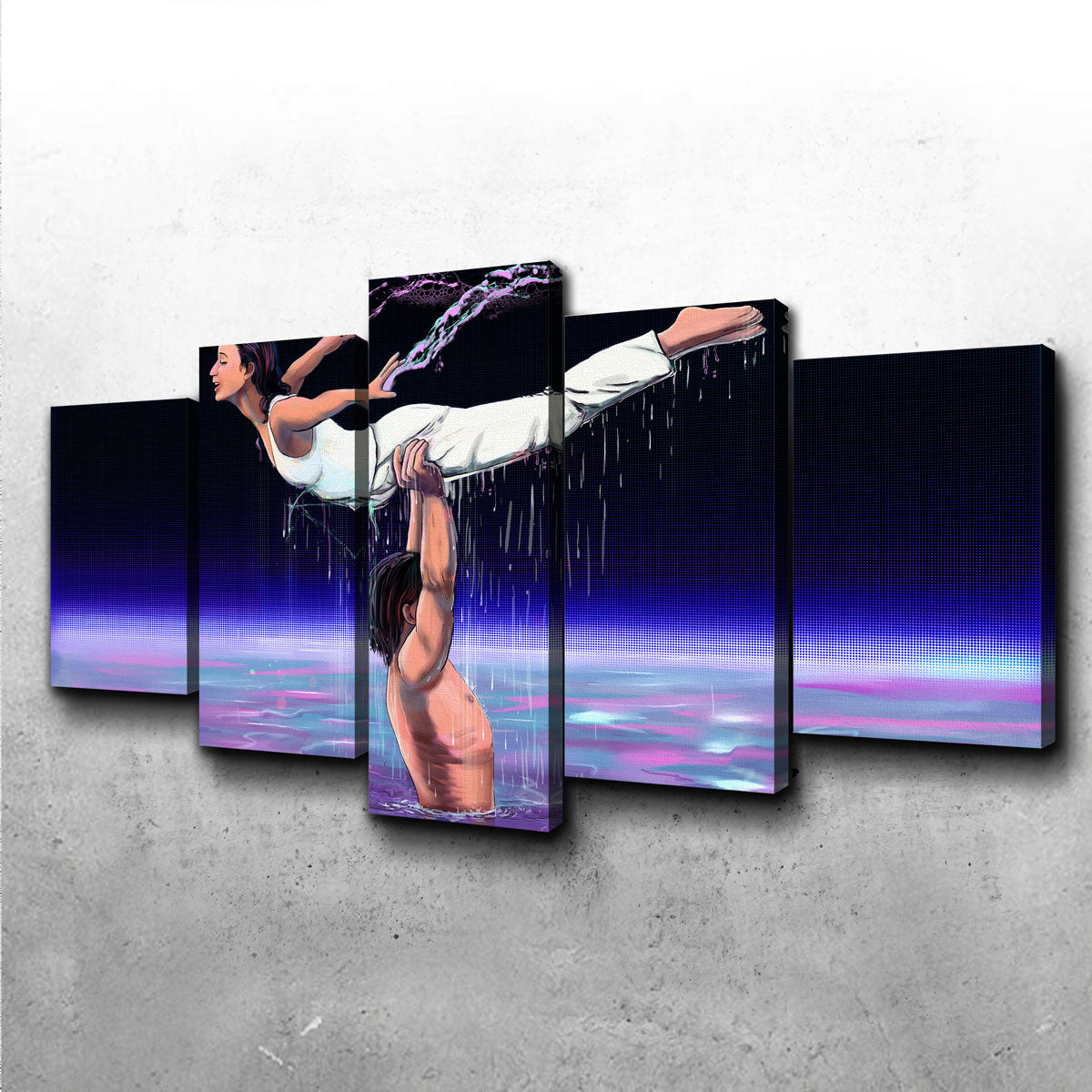 Abstract Dirty Dancing Wall Art