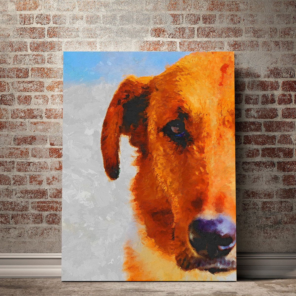Dog Painting Wall Art