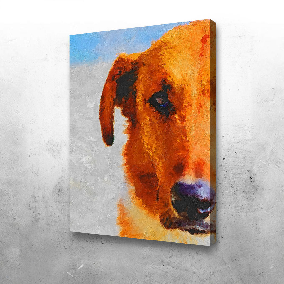 Dog Painting Wall Art