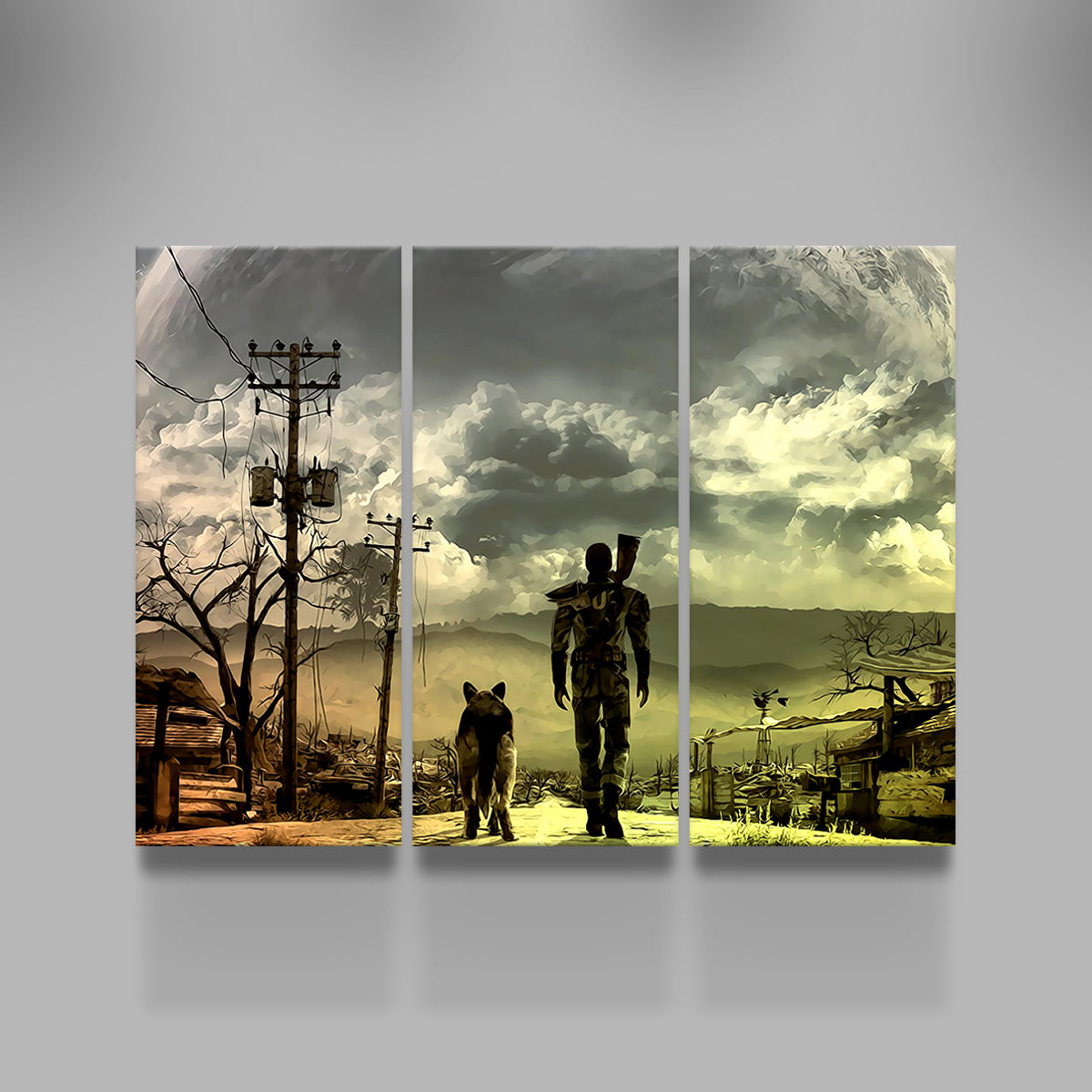 Fallout Wall Canvas Set - Iconic Vault-Inspired Designs & Premium Qual