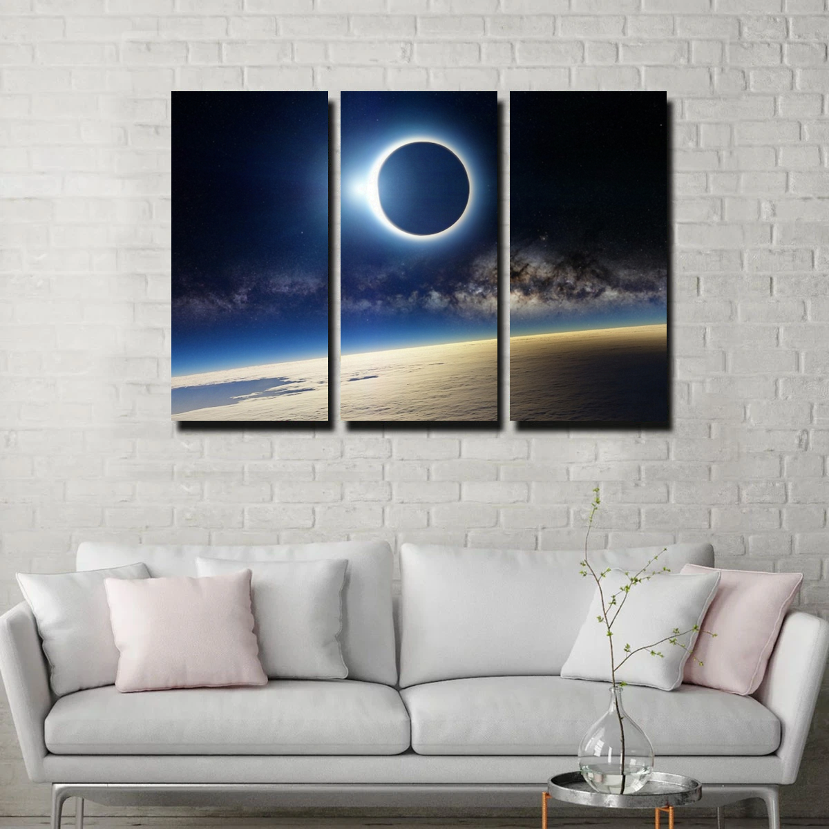 Solar Eclipse Canvas Set