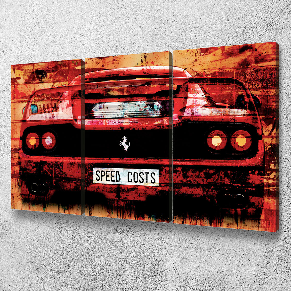 Speed Costs Wall Art
