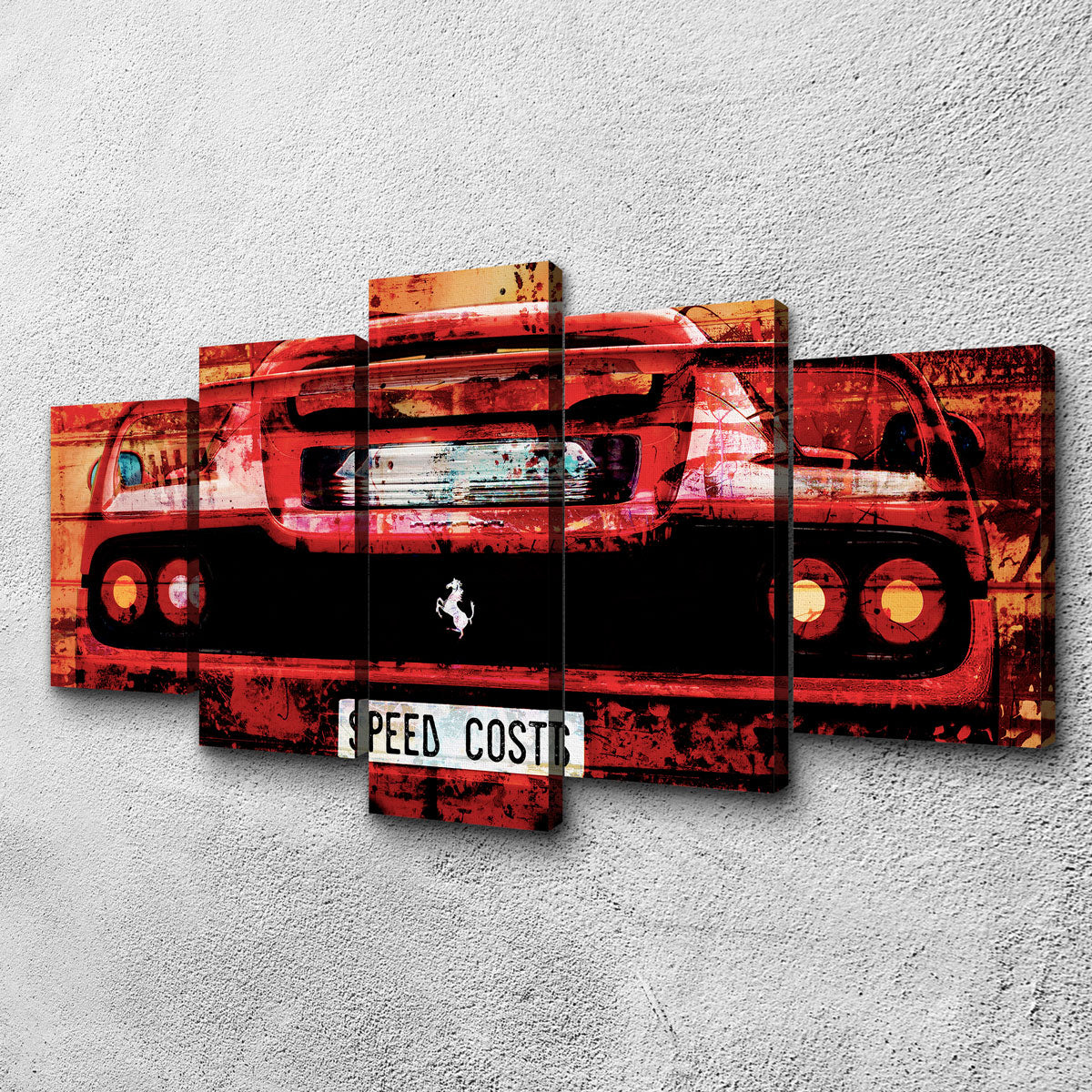 Speed Costs Wall Art