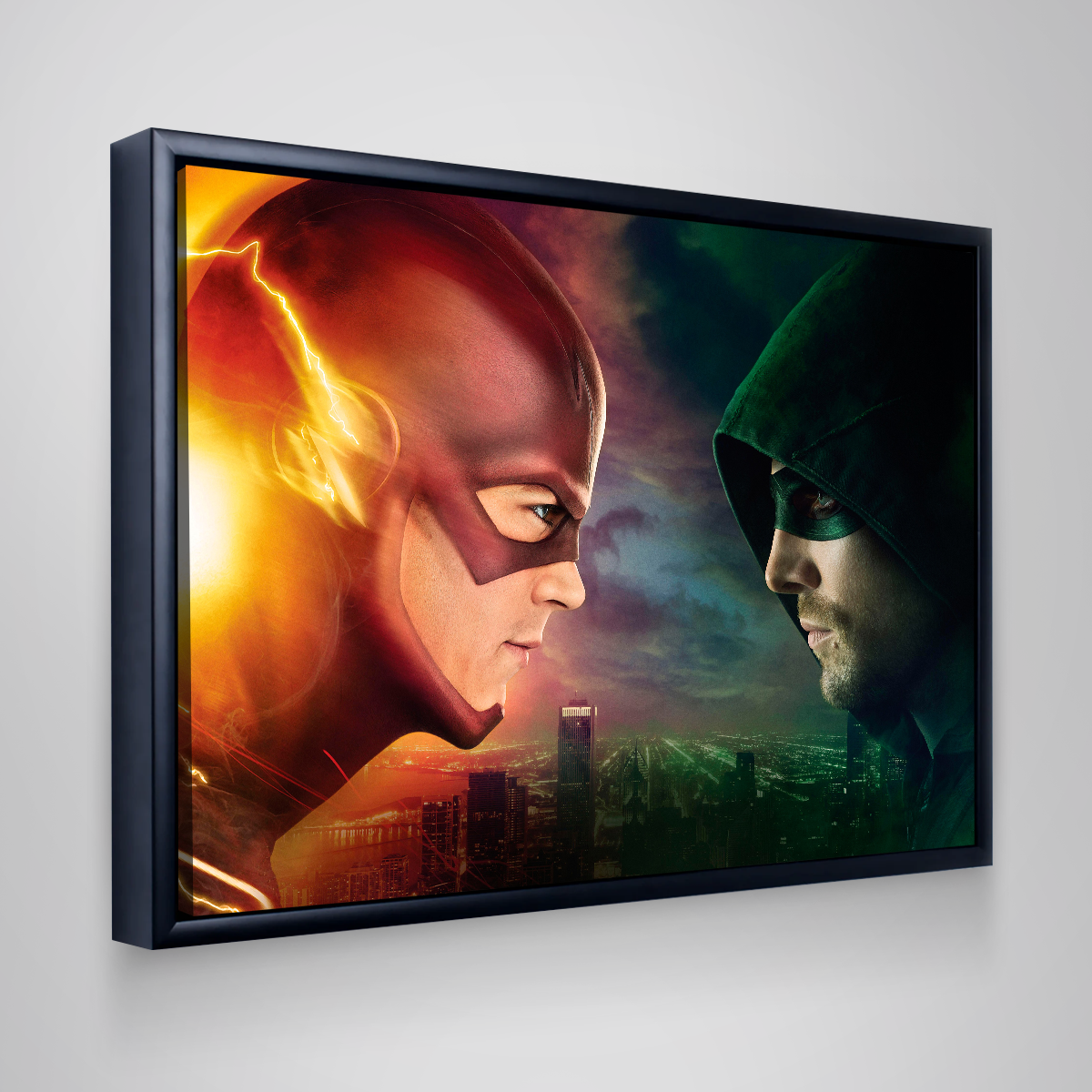 Flash vs. Arrow Canvas set