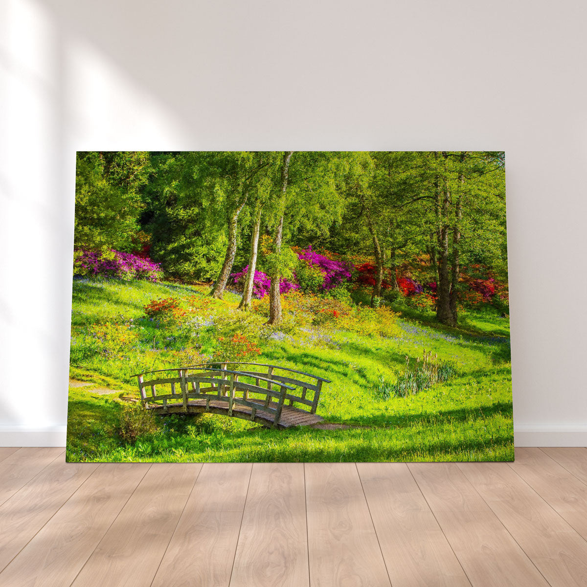 Garden Footpath Bridge Wall Art
