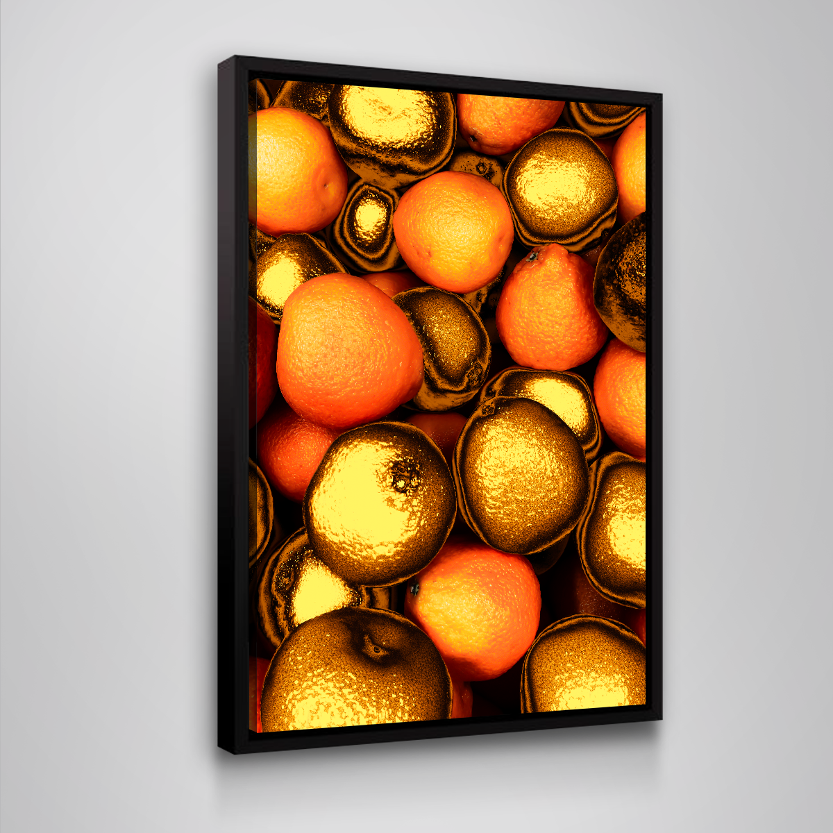 Golden Orange Wall Art