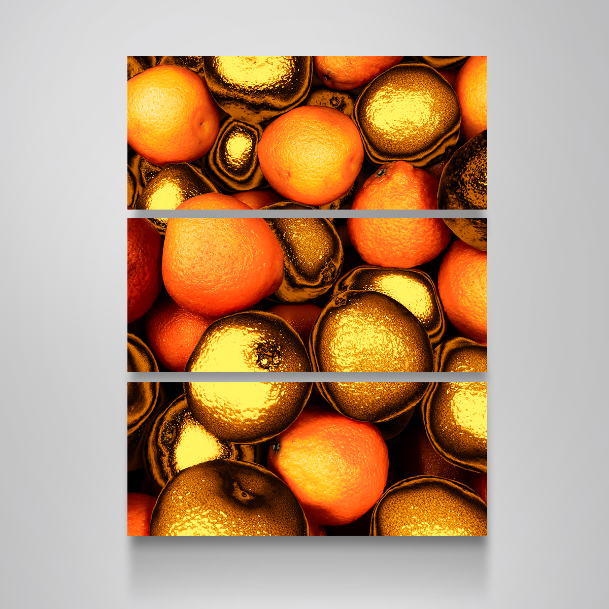 Golden Orange Wall Art