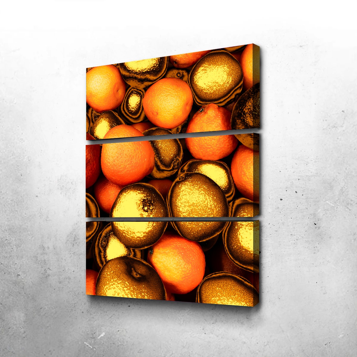 Golden Orange Wall Art