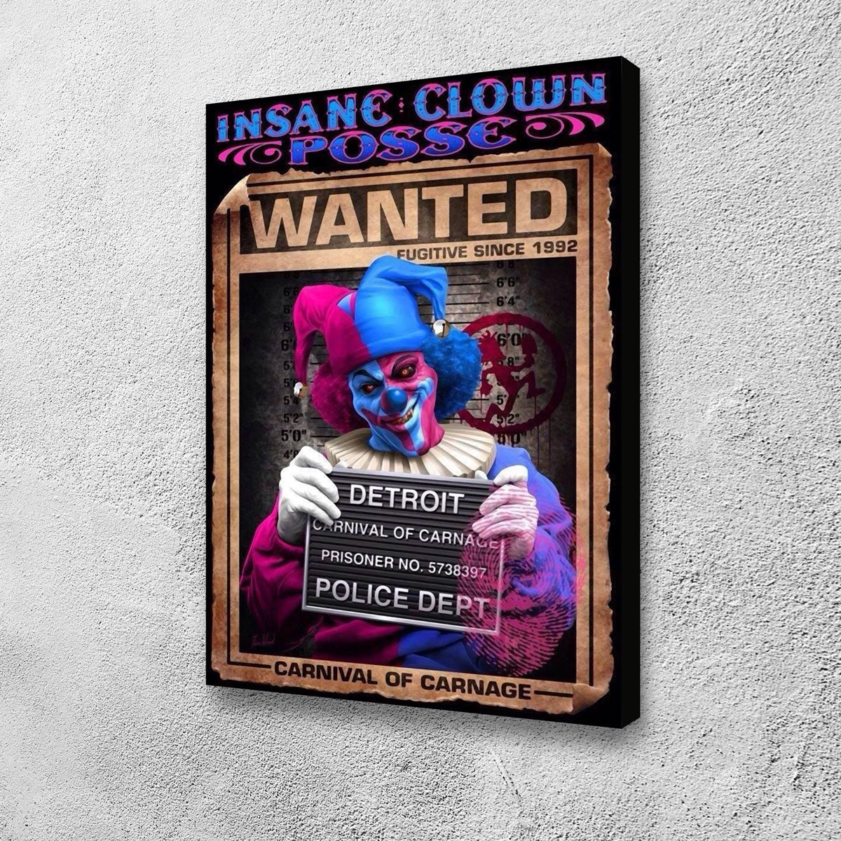 Insane Clown Posse Canvas Wall Art