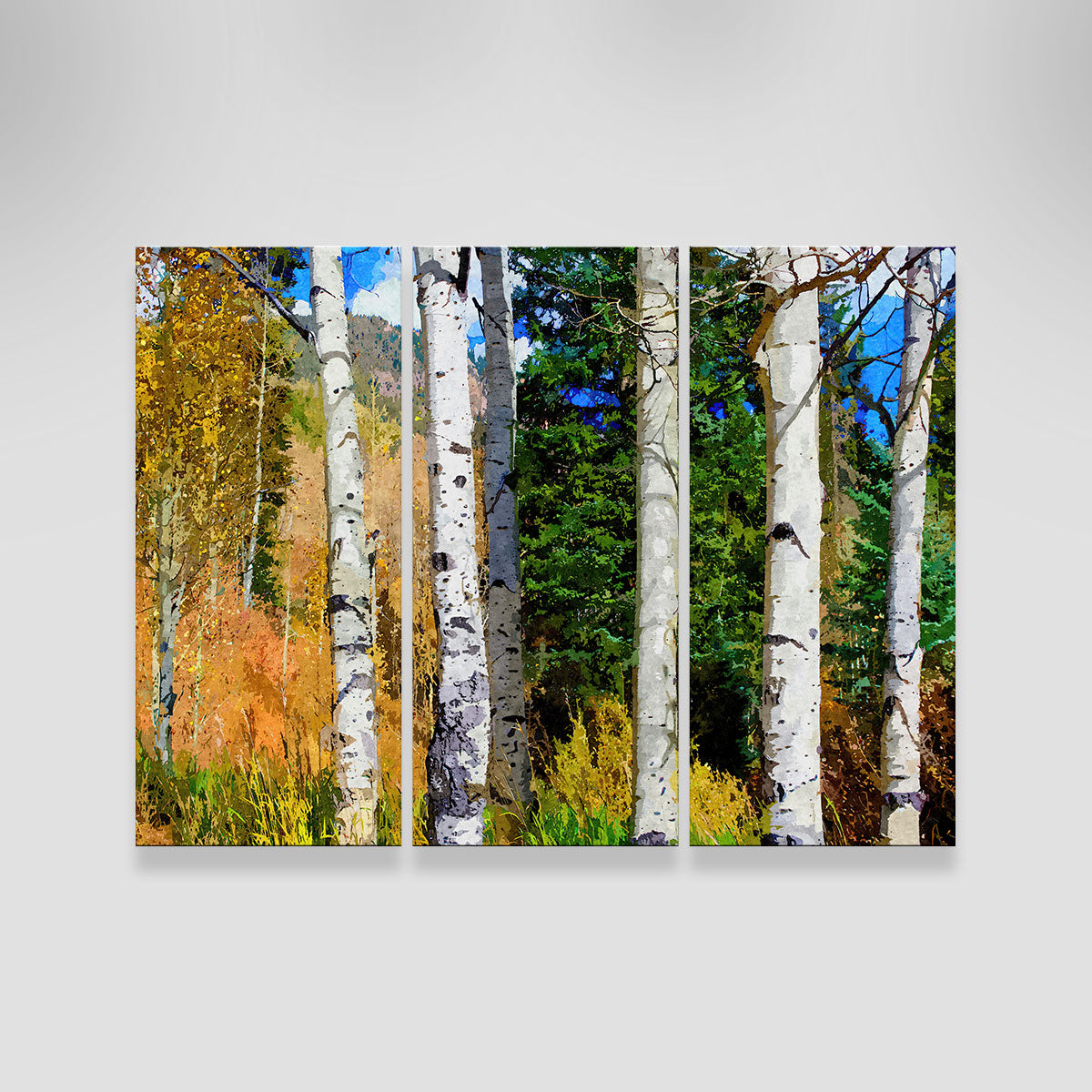Hillside Aspen Grove Wall Art