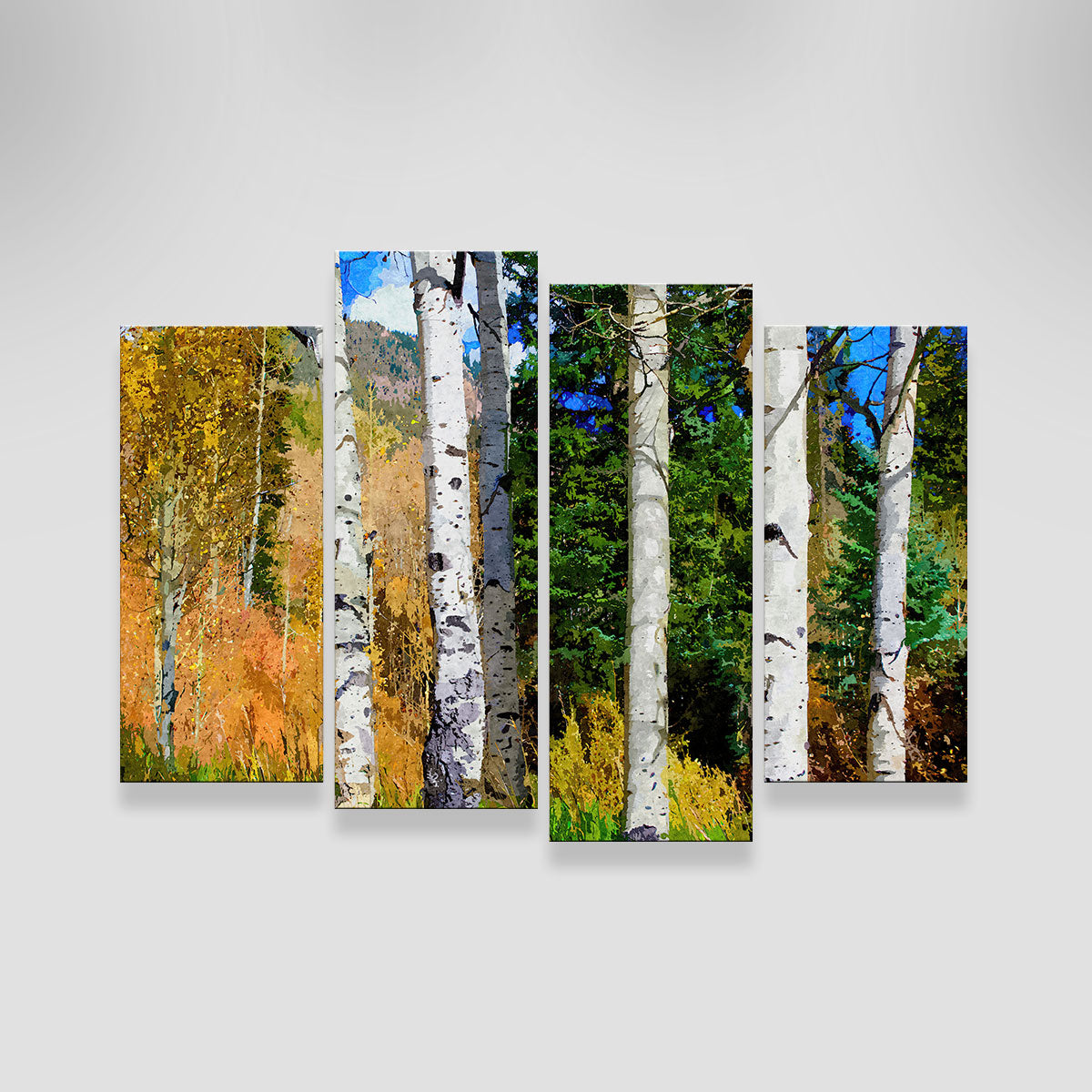 Hillside Aspen Grove Wall Art