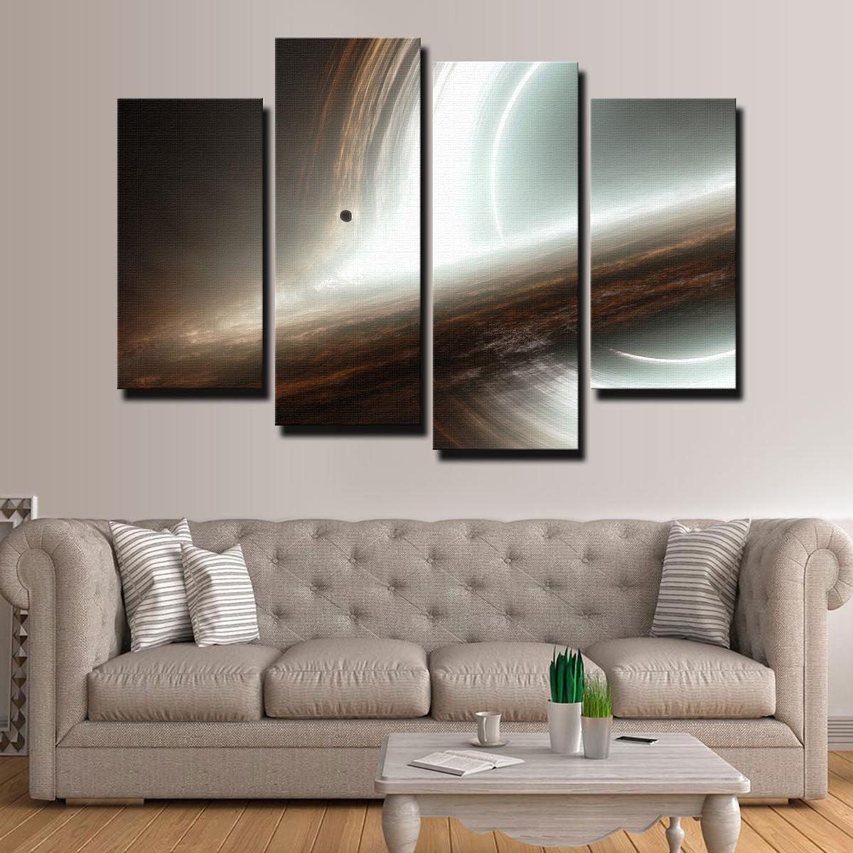Interstellar Gargantua Canvas Set