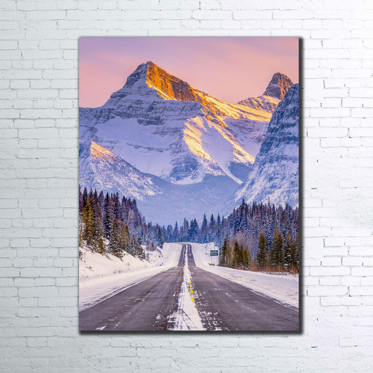 Gold on the Peak Wall Art