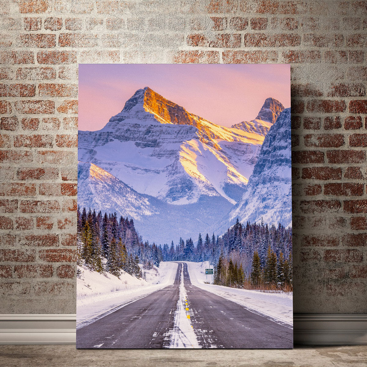 Gold on the Peak Wall Art