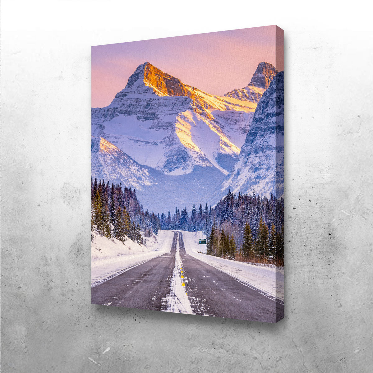 Gold on the Peak Wall Art