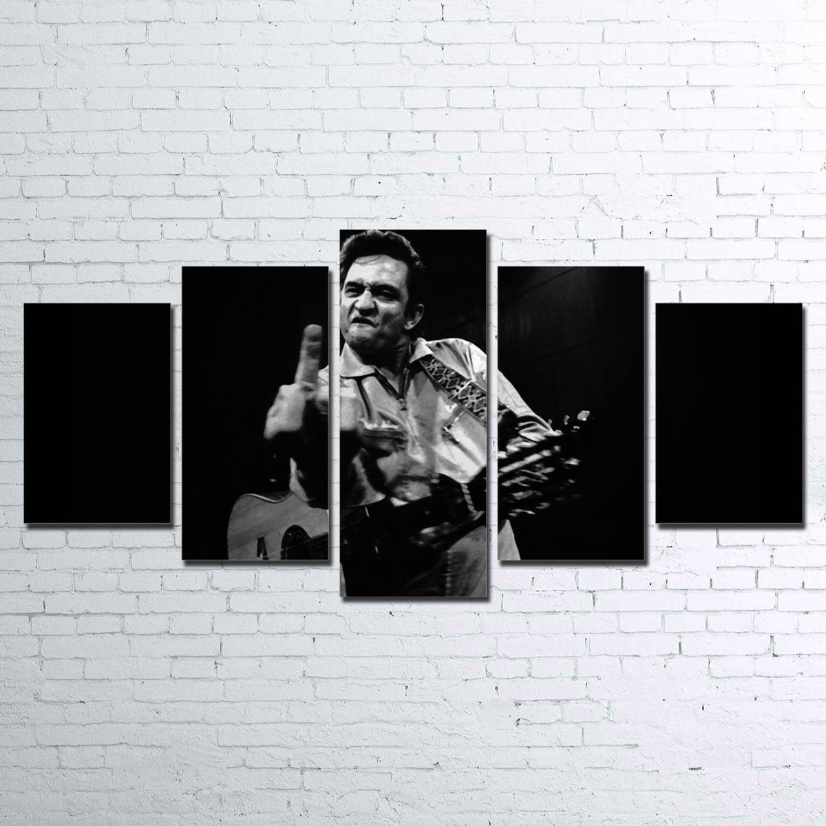 Johnny Cash Flip Off Wall Art