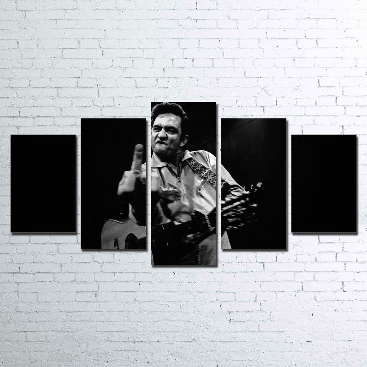Johnny Cash 5pc Canvas Set