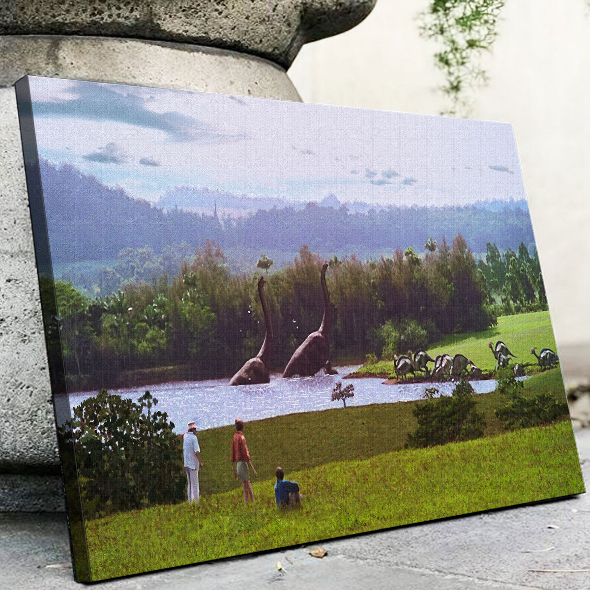 Welcome to Jurassic Park Canvas Set