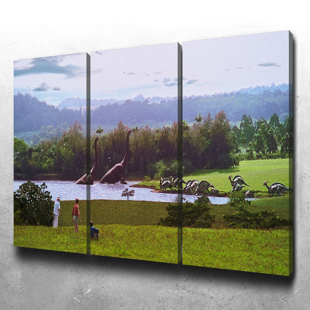 Welcome to Jurassic Park Canvas Set
