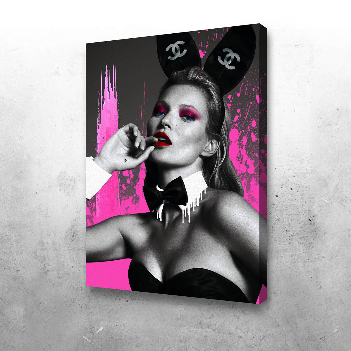 Kate Moss Chanel Wall Art