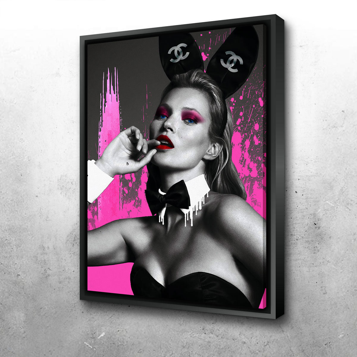 Kate Moss Chanel Wall Art
